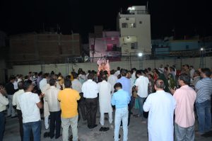 भगवान श्री परशुराम जी की 1100 दीपों से महाआरती 